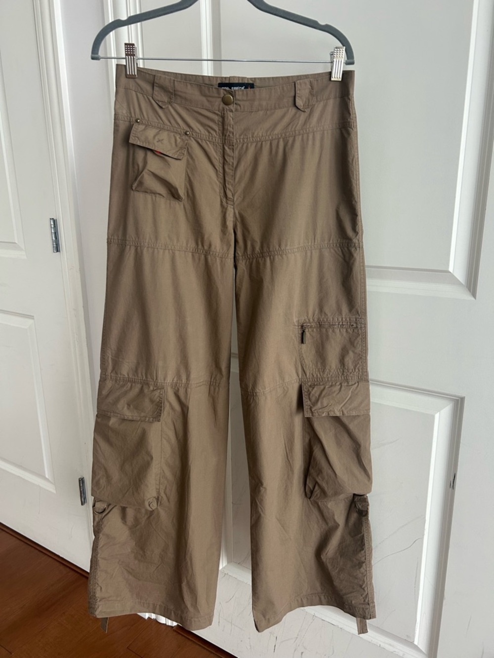 Cop.Copine Women’s Cargo Pants in Khaki Brown